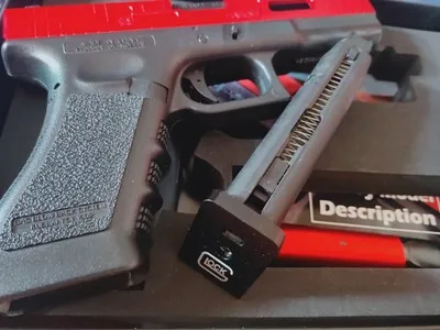 GLOCK Gel Blaster Kublai P1 журнал расширения металлическая основа Внешнее украшение