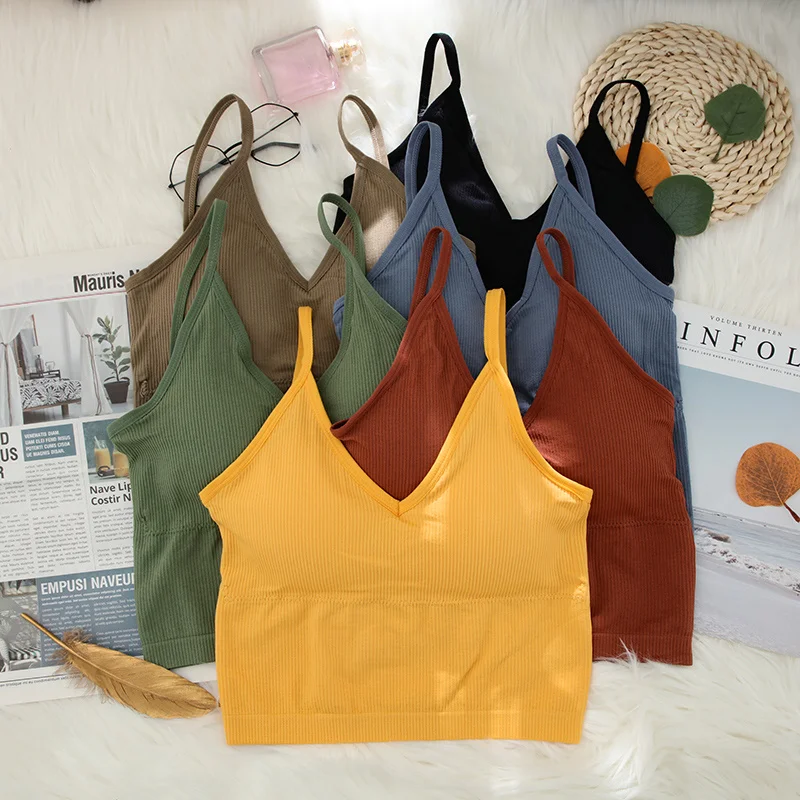 

Модные женские топы, укороченный топ без косточек с открытой спиной, женское съемное нижнее белье для груди, женское летнее нижнее белье