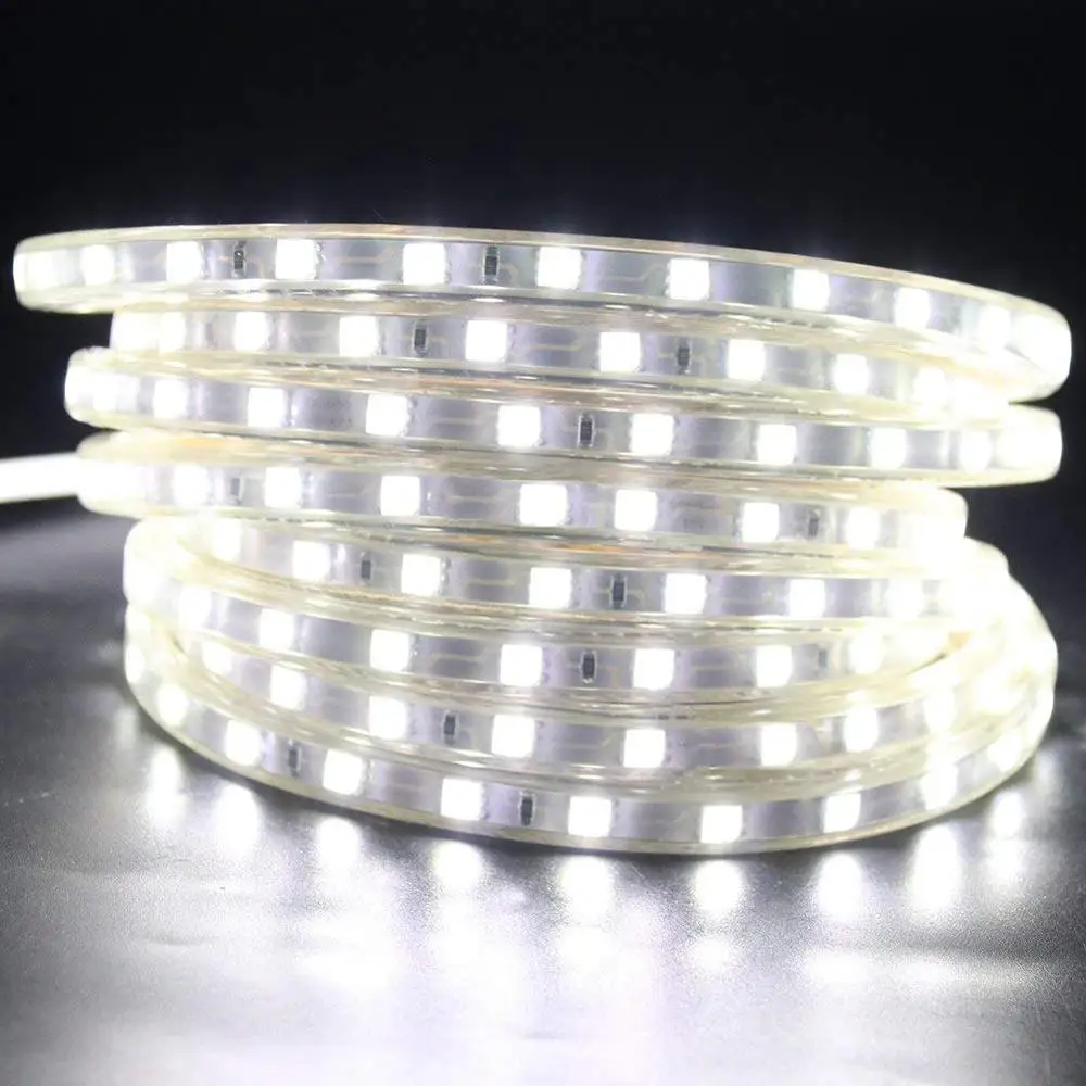 Светодиодная лента Tira 220 В 5050 светодиодный ная водонепроницаемая SMD 20 м 25 м|led strip