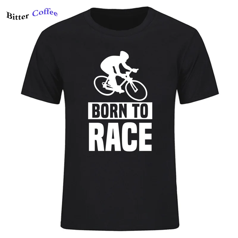 

NEW Hot sale Black And White Brand New T shirt Normal Born To Race T-Shirt Summer Fashion European size