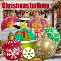christmas inflatable ball christmas bauble made of pvc inflatable ball personalised decoration 60 cm christmas party baubles