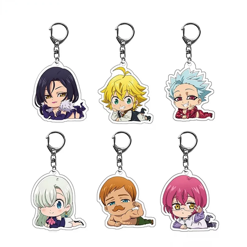 Брелок для ключей Семь смертных грехов из акрила | Украшения и аксессуары