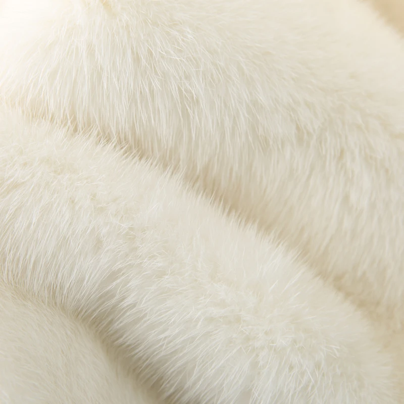 Шуба из натурального меха норки короткая цельный мех 2019 женская верхняя одежда