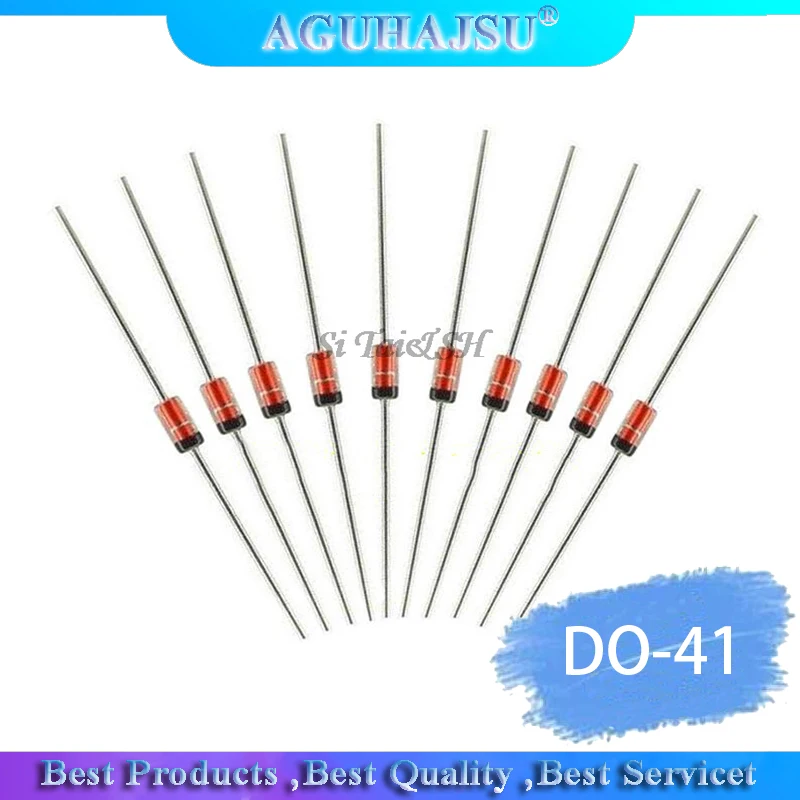 Диод 1 Вт DO-41 16 в 18 20 22 24 27 30 33 36 39 43 47 51 56 62 68 100 шт. 75V 1N4746A 1N4749A 1N4756A 1N4748A | Электронные