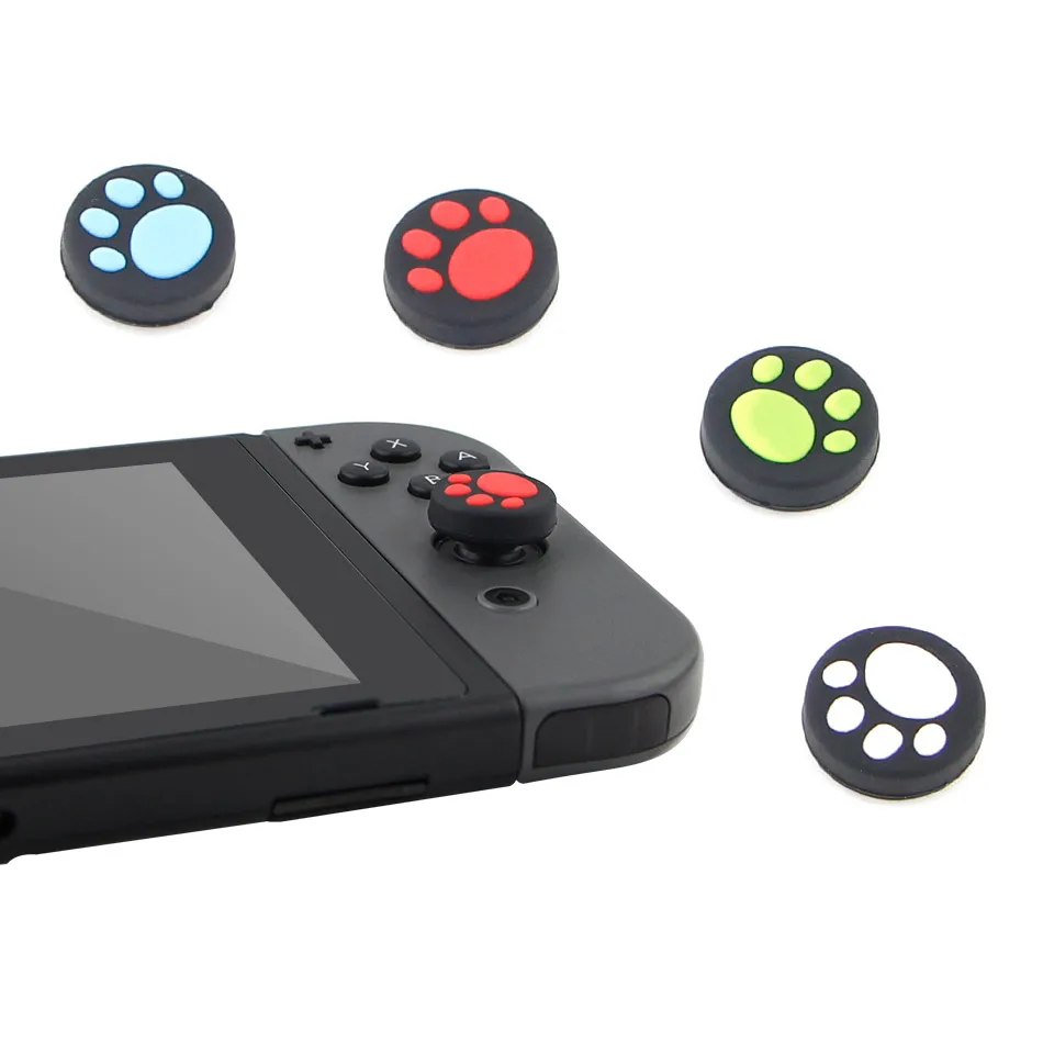 10 шт./лот противоскользящие силиконовые колпачки ручки с милым когтями в виде