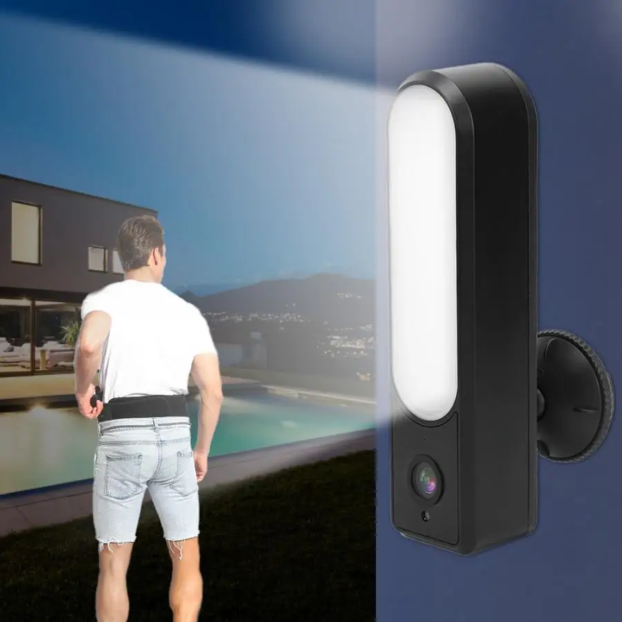 LED P2P Wifi Camera 1080P Outdoor Night Vision IP66 Waterproof Motion Sensor Lamp Security for Home Garden YCC365 | Безопасность и