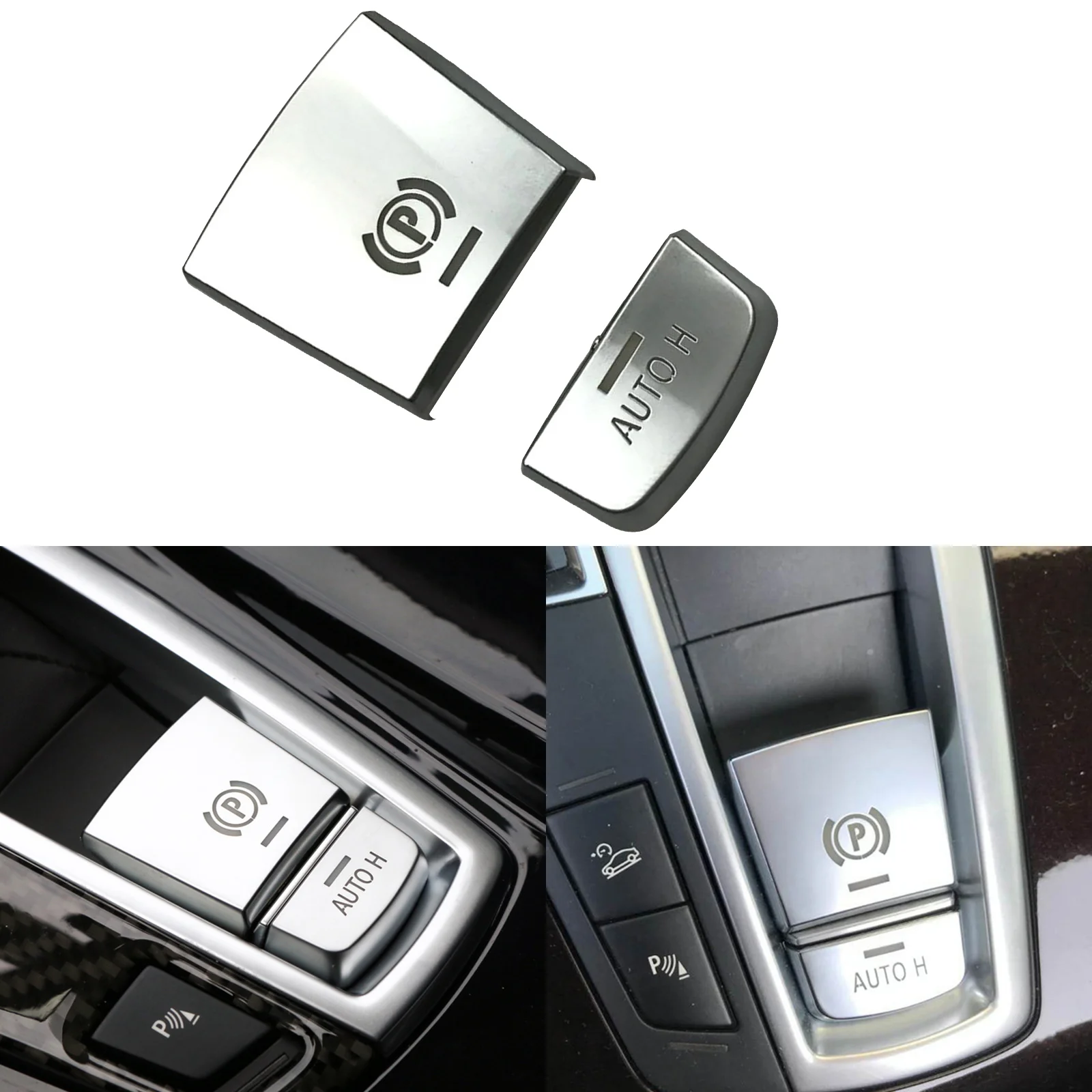 

Parking Brake Switch P Button Cover Stickers For BMW F10 F07 F01 F25 F26 F11 F06 F15 F16 X3 X4 X5 X6 Auto Accessories Parts New