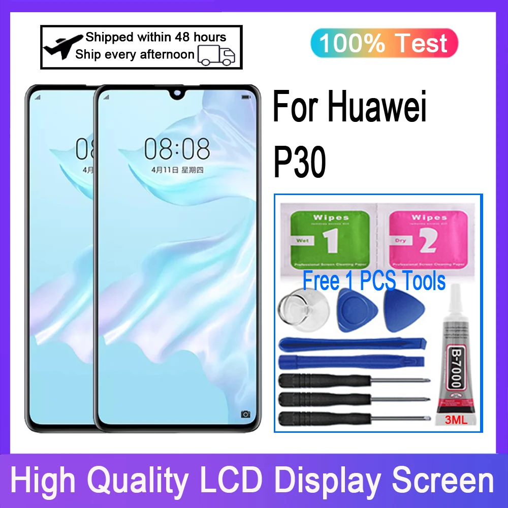 Original OLED For Huawei P30 LCD Display Touch Screen Digitizer ELE-L29 ELE-L09 ELE-AL00 LCD Replacement enlarge