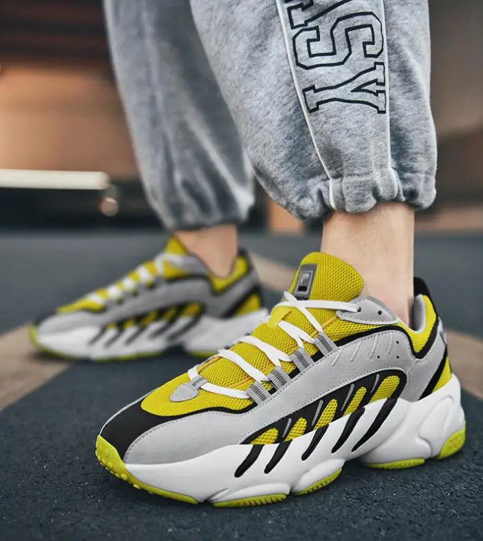 

air mesh shoes for men outdoor Men's sneakers casual streetwear jogging walking Trainers force Men shoes