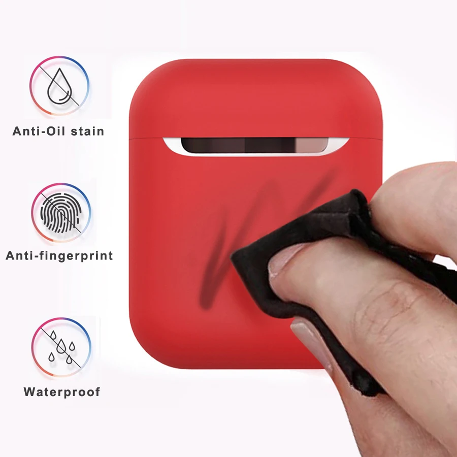 Жидкий силиконовый чехол для Apple Airpods 2 чехла роскошный чехол Bluetooth наушники чехол для Air Pods защитная коробка