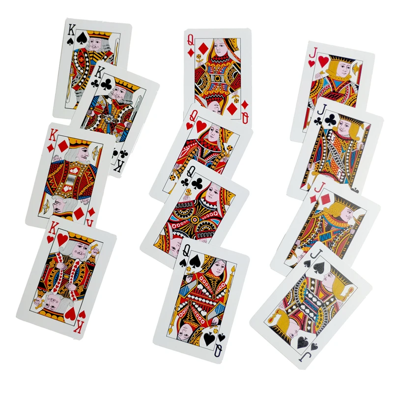 1 колода/54 шт ПВХ игральные карты водонепроницаемые пластиковые покерные покер