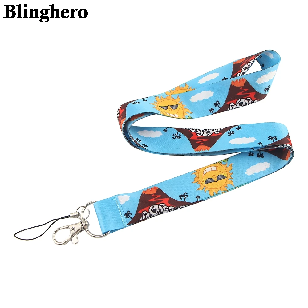 

CB216 Landscape Cartoon Cute Lanyard for Camera Whistle ID Badge Holder Cell Phone Neck Strap Hanging Rope Keychain Gift