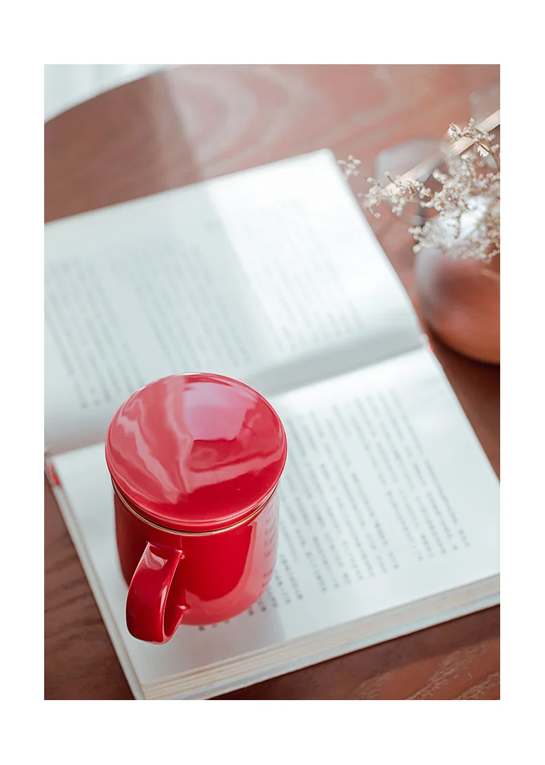 С двойной стенкой чашка Кофе большой японский Чай заварки Керамика творческие