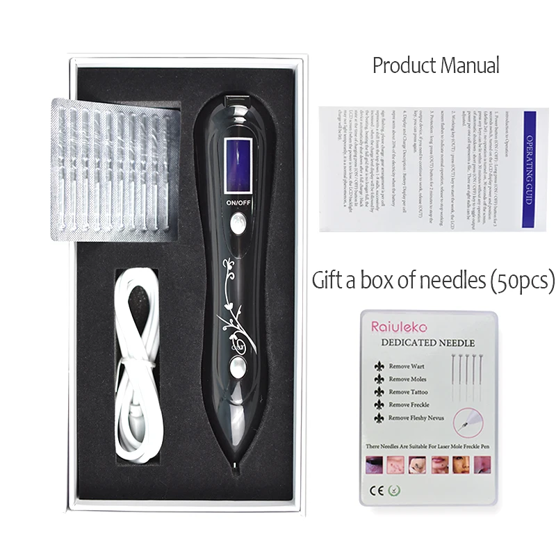 Лазерная плазменная ручка с 8 уровнями средство для удаления темных пятен ЖК лица