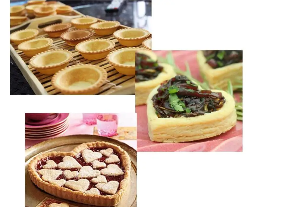 Commercial Tartlet Shell Forming Machine 4pcs Round Shape Ice Cream Egg tart shell machine Bubo pie waffle machine