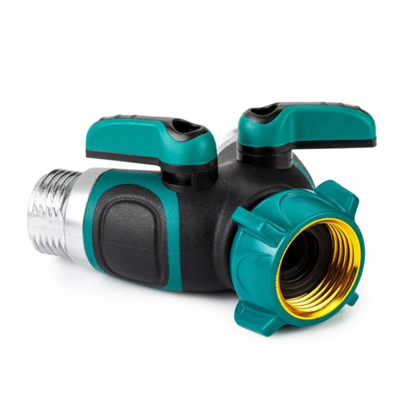 2 способа Y шланг сплиттер соединитель металлический открытый кран с удобной