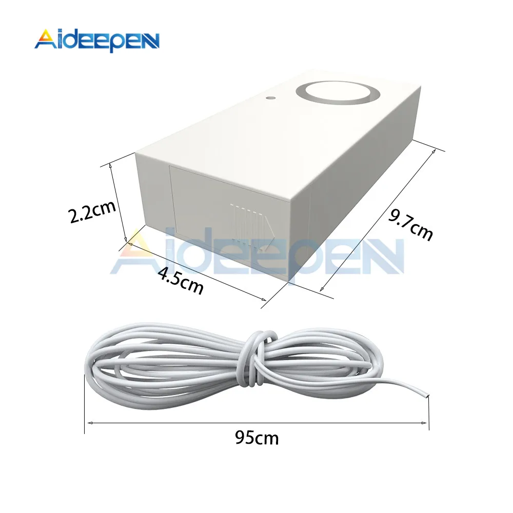 Water Leak Alarm Flood Level Overflow Detector Sensor Alert Home Security Leakage | Инструменты