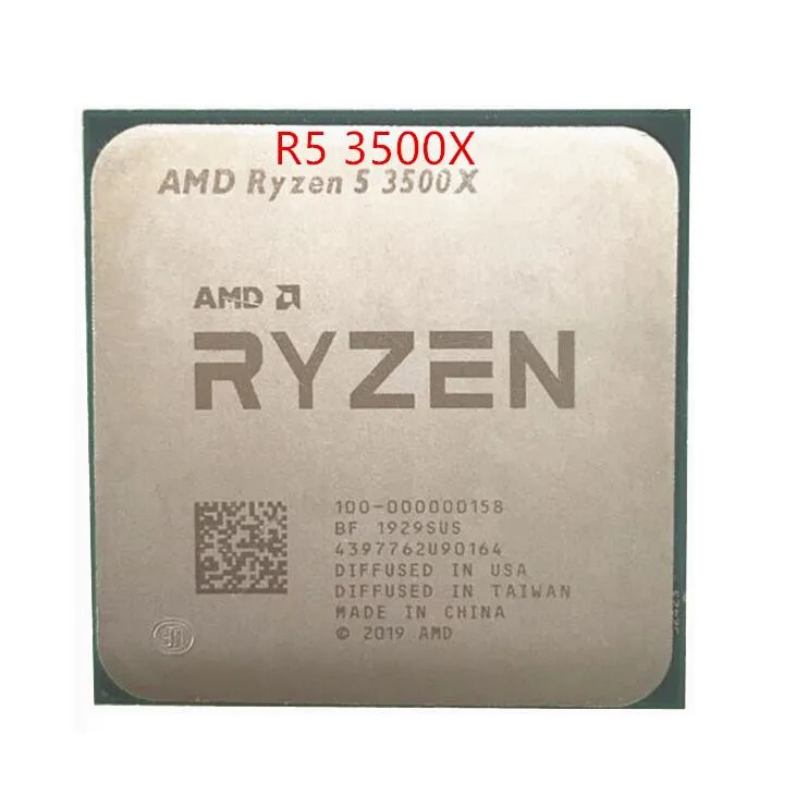 Процессор AMD Ryzen 5 3500X R5 3500X3 6 ГГц процессор с шестью отверстиями 7 нм 65 Вт L3 = 32 м
