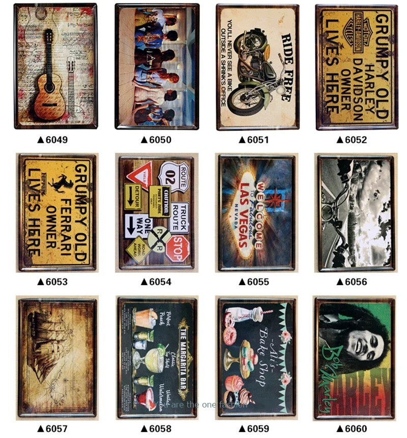 Потертая стена металлические жестяные знаки табличка забавный металлический