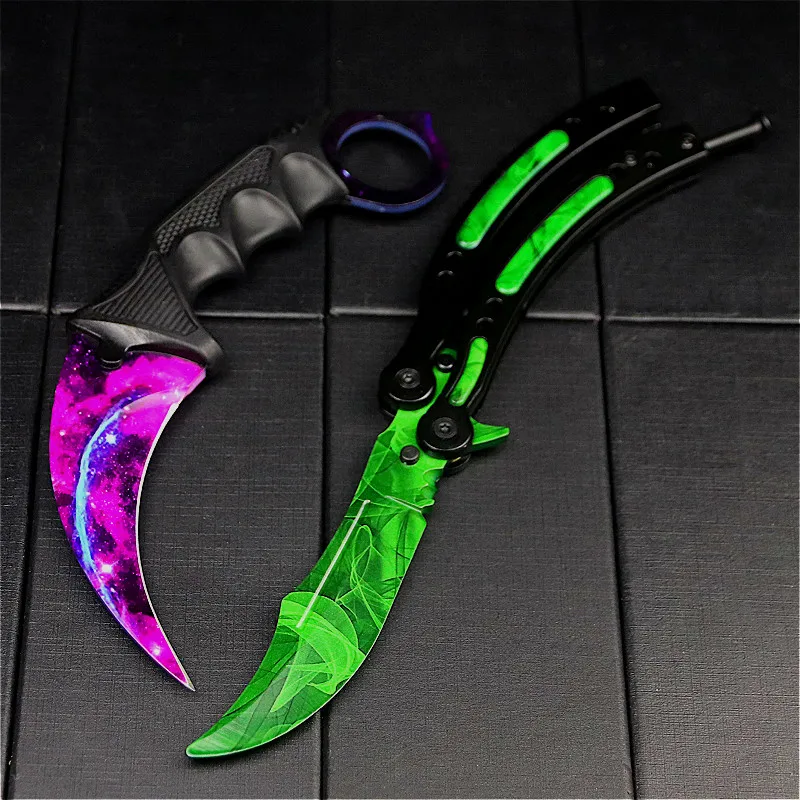 CS популярный тренировочный тактический нож бабочка Claw складной карманный от