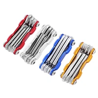 colorful bicycle repair tools sets multi function portable tool screwdriver group folding box