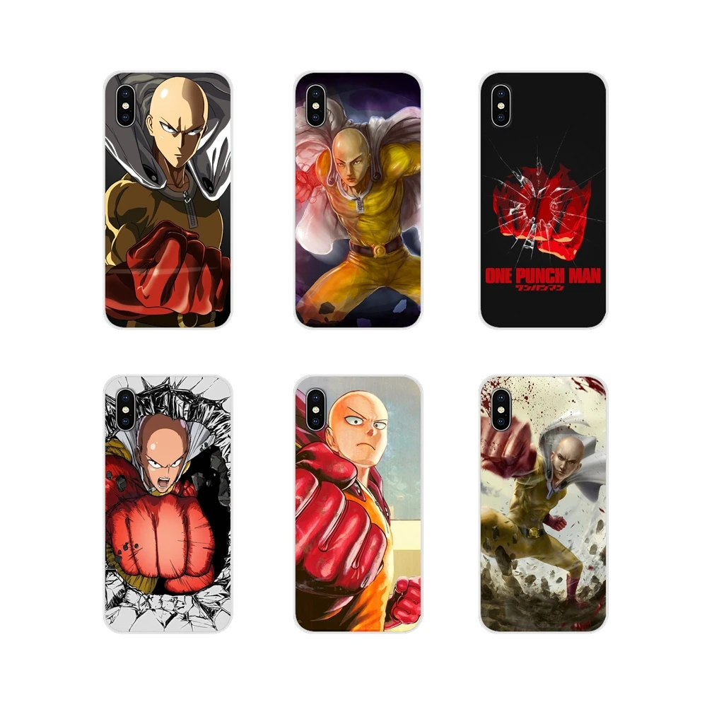Чехлы для телефонов Xiaomi Mi4 Mi5 Mi5S Mi6 Mi A1 A2 A3 5X 6X 8 CC 9 T Lite SE Pro ONE PUNCH MAN Saitama аниме