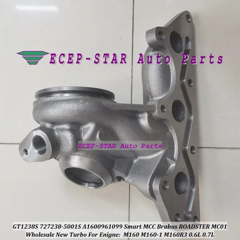 Корпус турбины GT1238S 727238 -0001 -5001S A 1600961099 Для Smart MCC Brabus Roadster MC01 0 7L M160-1 82HP