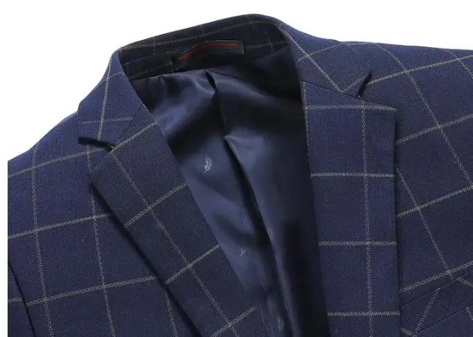 Мужские костюмы новейшего дизайна мужской костюм в клетку блейзер с принтом