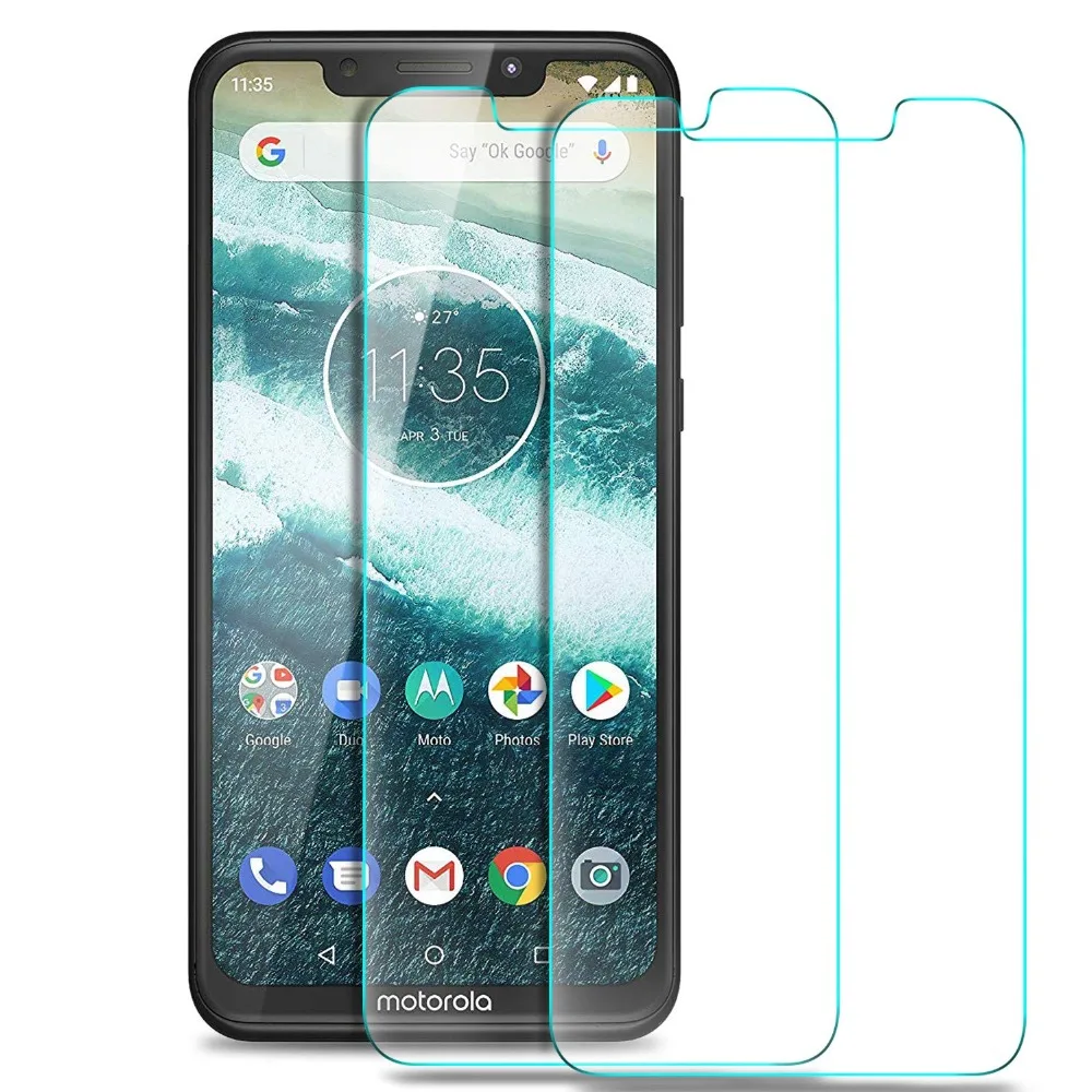 Закаленное стекло 9H для Motorola Moto One P30 Play защитная пленка Защита экрана Power note