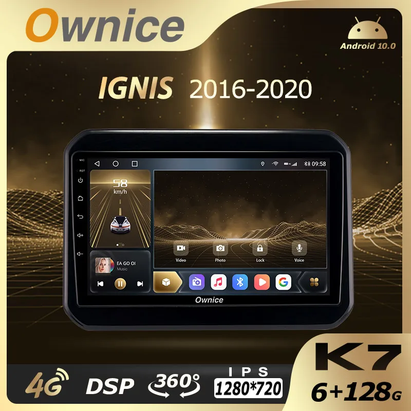 

Ownice Car Multimedia for SUZUKI IGNIS 2016-2020 2Din Android 10.0 auto radio car Audio stereo 6G+128G 4G LTE HDMI SPDIF 360