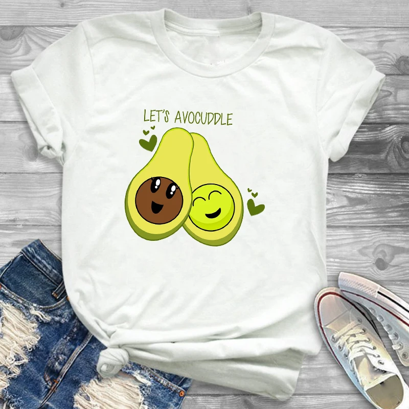 

Women Tee Shirt Tees T-shirts Ruining Cute Short Sleeve Cartoon Fruit Womens Female Graphic T Shirt T-Shirt
