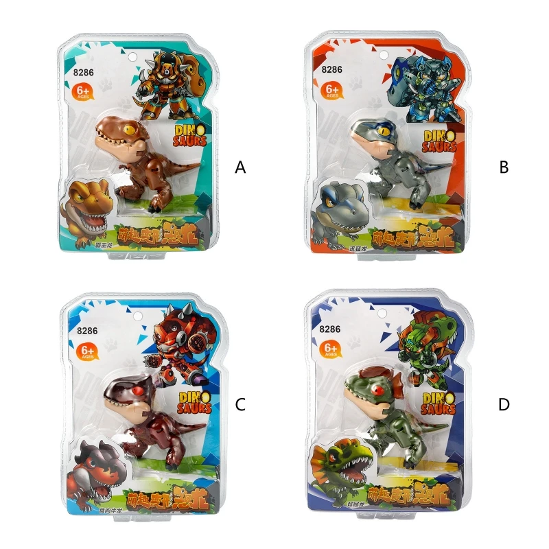 

Tyrannosaurus Carnotaurus Raptor Deformation Mecha Dinosaur Toy Children's Educational Building Block Toy