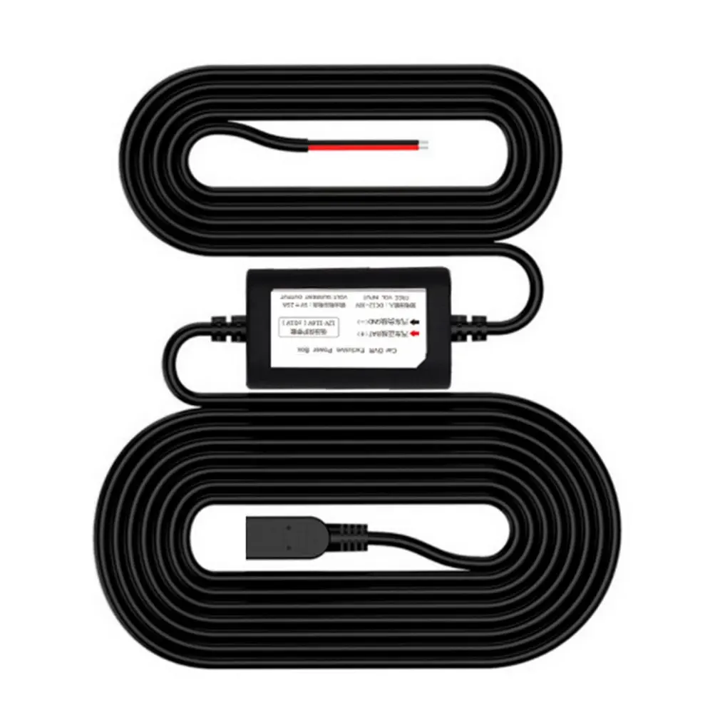 

Universal Driving Recorder Car Powered USB Transformer Buck Line Parking Monitoring 12V To 5V 2.5A Line