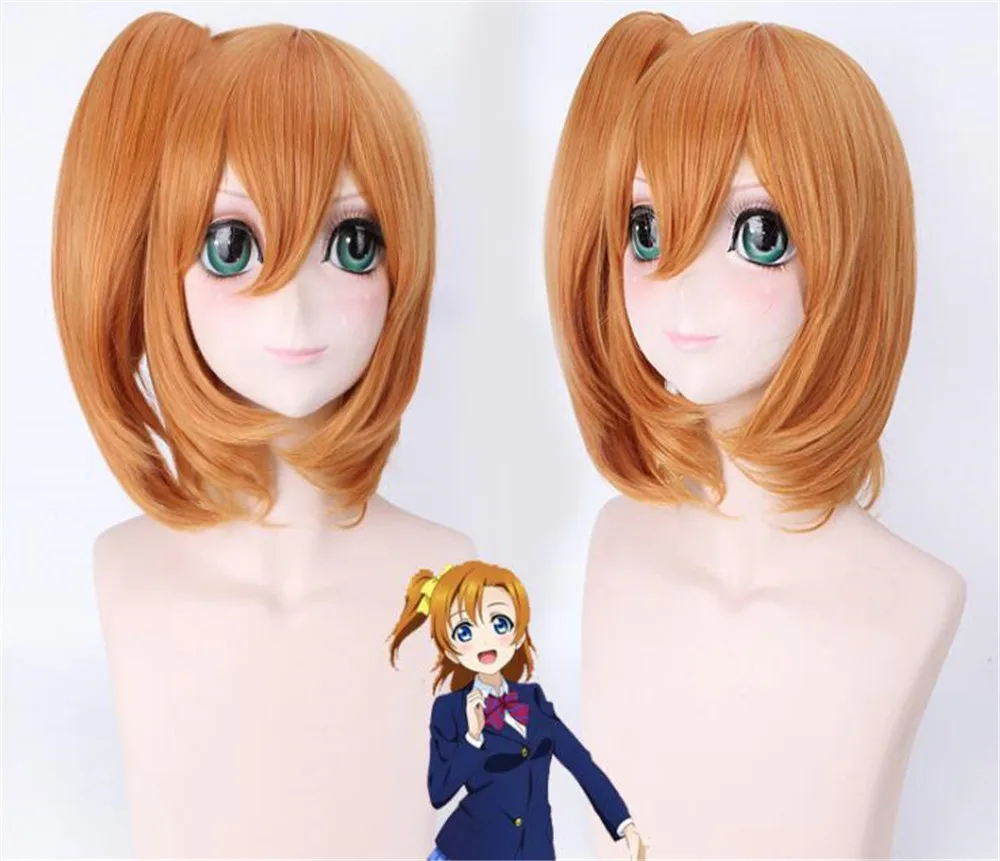 Honoka Kosaka Kousaka парики LoveLive! Любовь Live Косплей конский хвост косплей парик