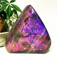 oversize natural stones purple labradorite crystals room decoration violet stone witchcraft chakra spiritual reiki healing