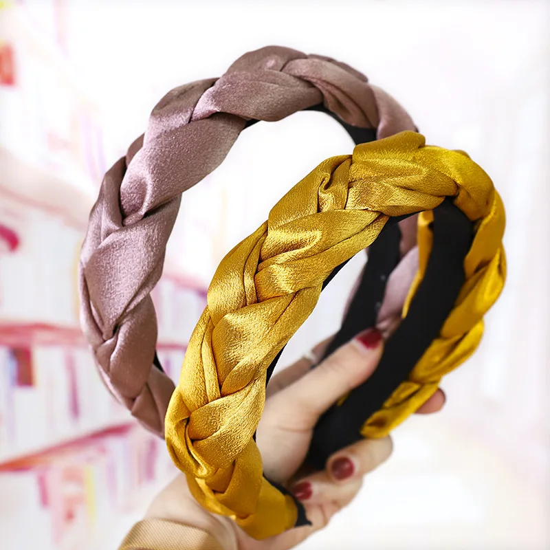 

Vintage Twist Bow Hair Hoop for Women Hair Accessories Hair Holder Girls Knotted Solid Hair Clasp Hairbands Bowknot Hairband