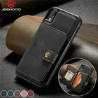 Кожаный чехол-книжка для телефона iPhone XR X XS Max 13 12 11 Pro SE 2020 8 7 Plus