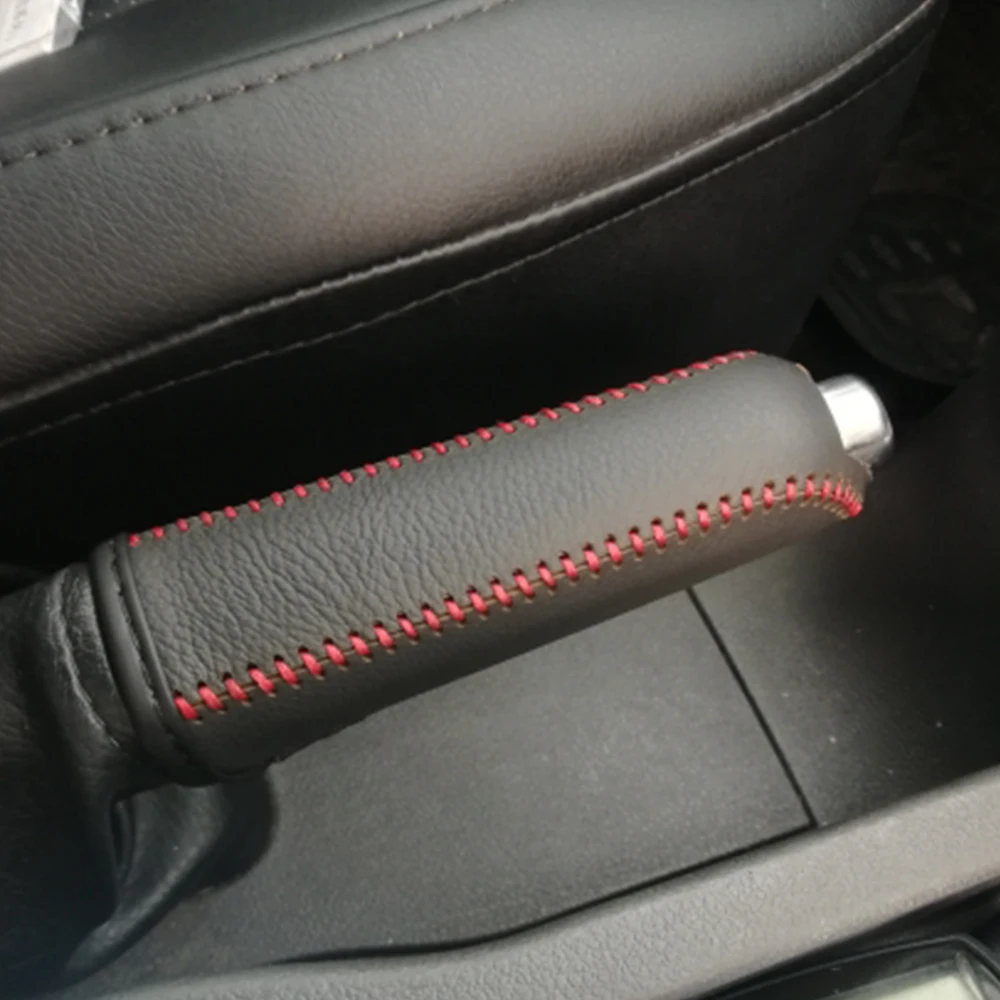 Для Fiesta Focus 3 4 MK3 MK4 для Ford New Ecosport MT кожаный чехол на рукоятку смены передач автомобиля с воротниками.