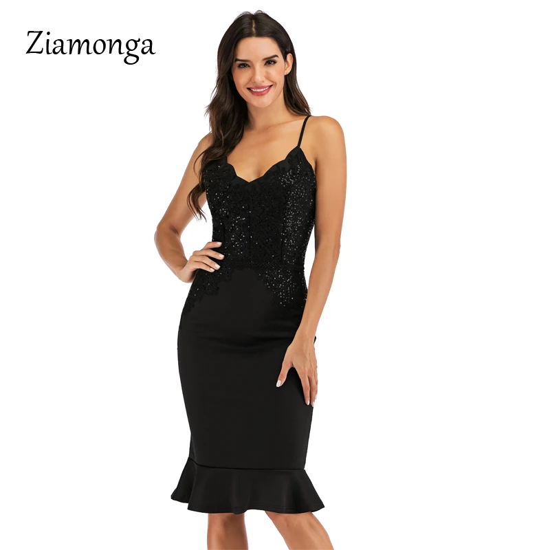 C4616 Black Ziamonga женское весеннее черное сексуальное бархатное платье женское платье-карандаш миди Элегантное Вечерние вечерн - Цвет: C4616 Black