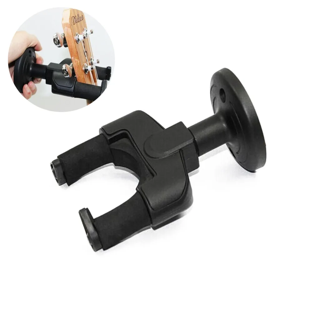 

Guitar Hanger Stand Wall Mount Holder Hook for Electric Guitar Acoustic Guitar Mandolin Ukulele (Black)