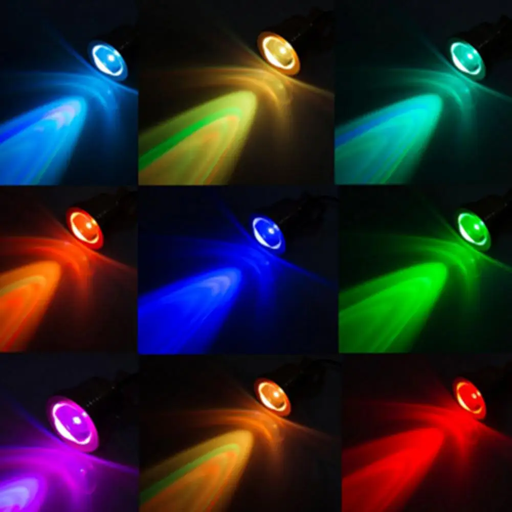 Kuulee 5 Вт 12 В IP65 водонепроницаемая RGB светодиодная подводная лампа с пультом дистанционного управления для бассейн, пруд фонтан аквариум