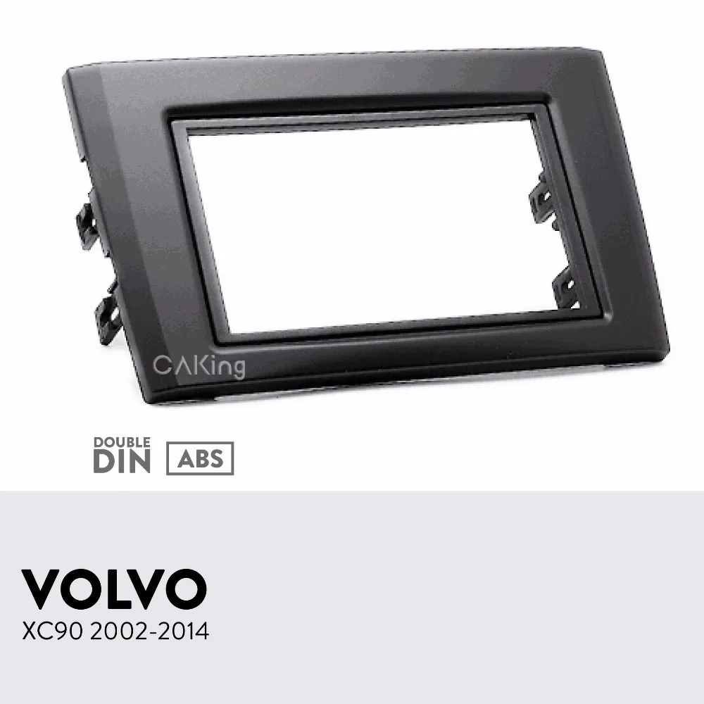 Двойная Din Автомобильная радиопанель Fascia Для VOLVO XC90 2002 2014 комплект для установки