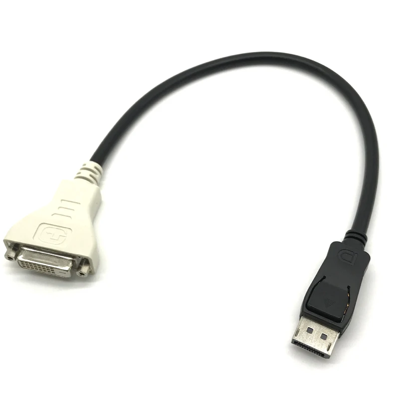 DisplayPort Мужской к DVI Женский этилированный цифровой видео кабель свинцовый