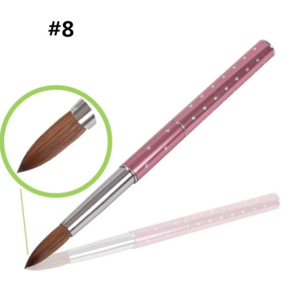 Ногтей соболь акриловая кисть ручка оборудование гель лак DIY живопись резьба для