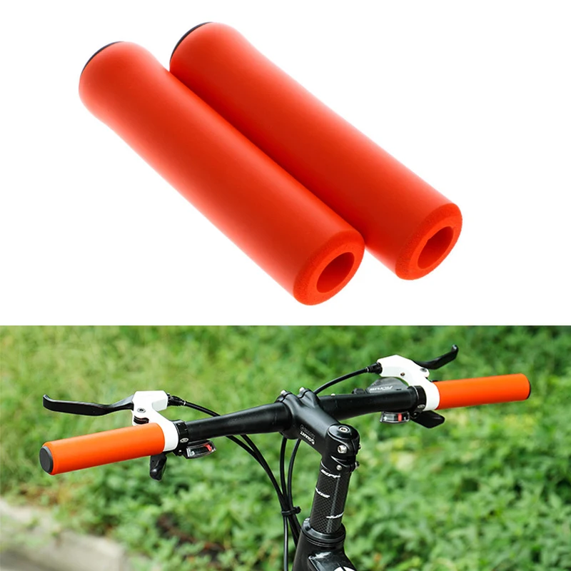 

1 Pair MTB Road Bicycle Grips Super Cycling Handlebar Cover Light Silicone Non-Slip Shock AbsorptionType Handle bar Bike Parts