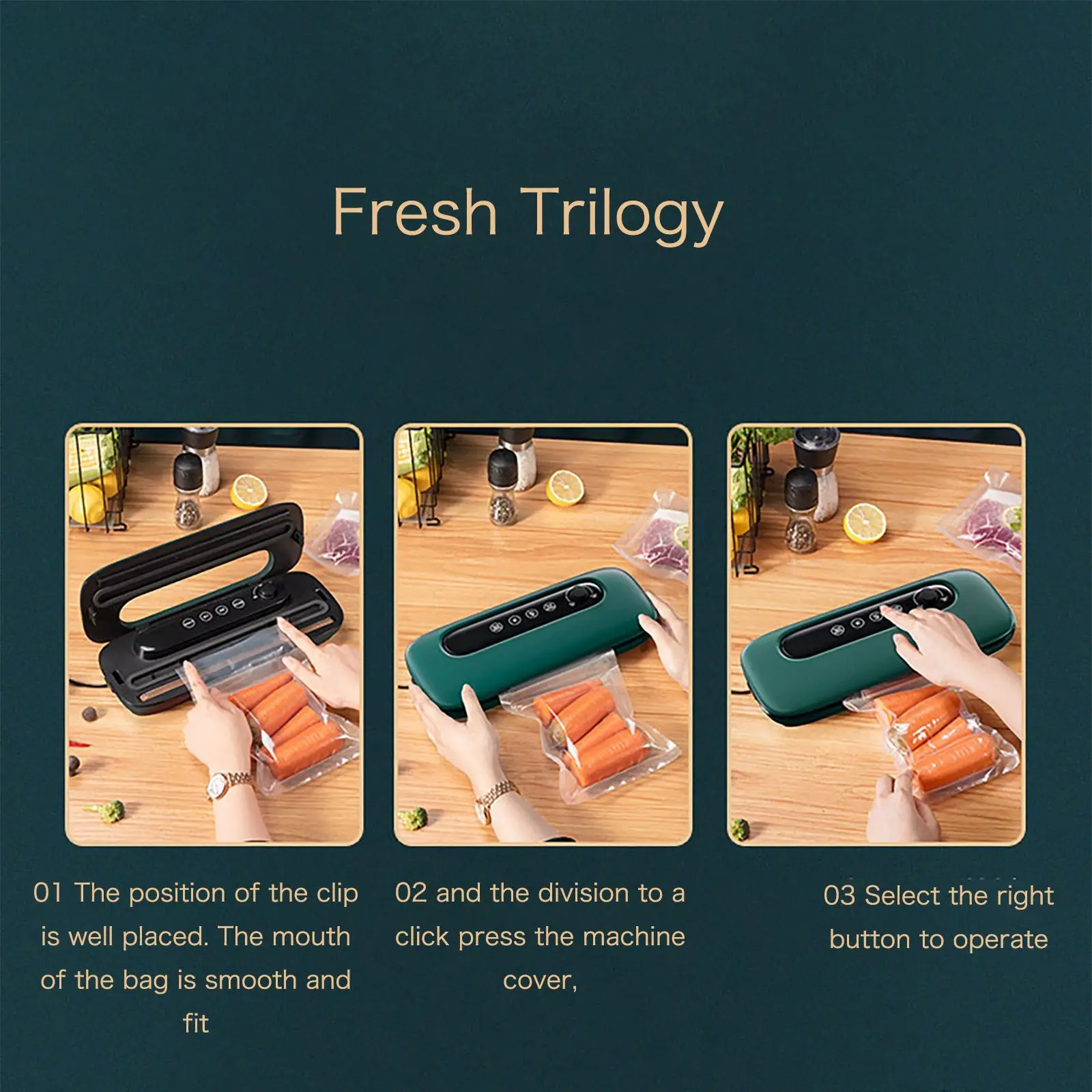 220V/110V вакуумный упаковщик машина автоматическая пищевая упаковочная сухой и