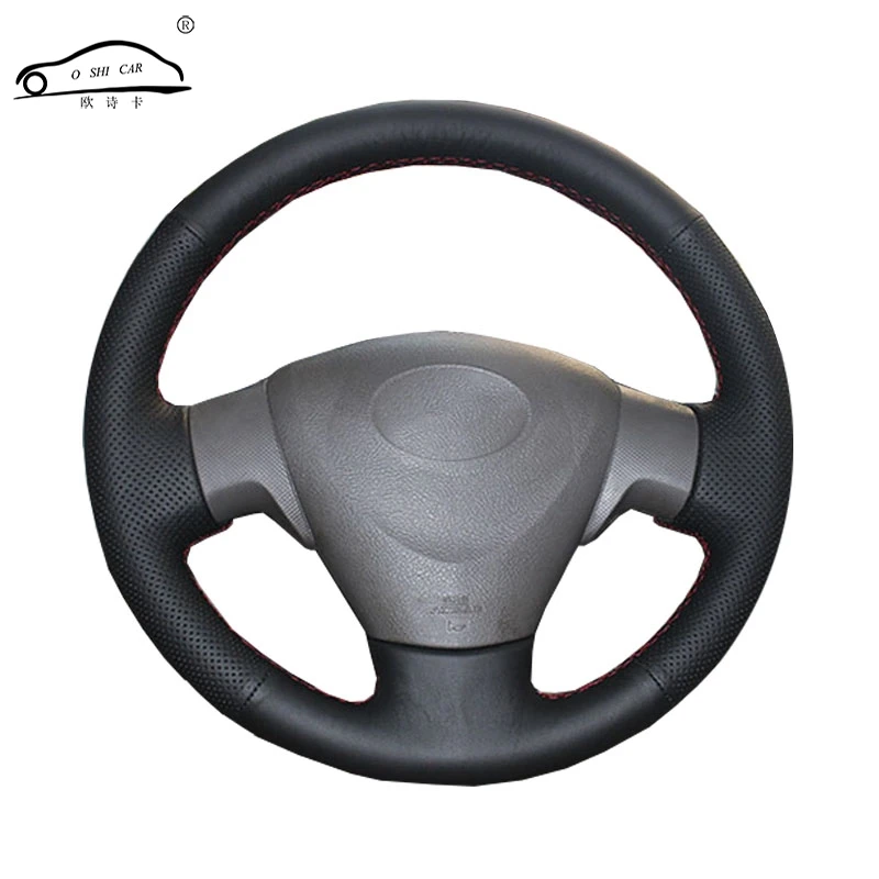 Чехол рулевого колеса автомобиля из натуральной кожи для Toyota Corolla 2006 2010 Matrix 2009 Auris