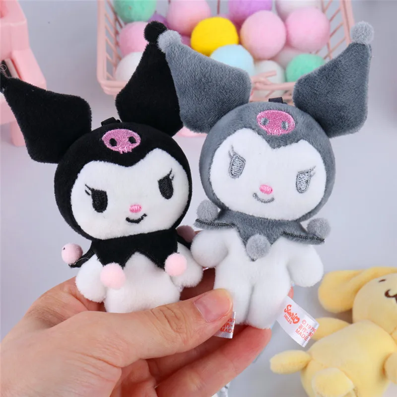 Hello Kt Плюшевые игрушки-подвески Kawaii набивной Kuromi Cinnamoroll My Melody плюшевый брелок