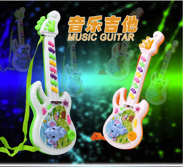 

Plastic Toy Guitar Toy Musical Instrument Guitar Toy Kids Music Instrument Best Toys for 5 Year Olds Christmas Gift Ideas BB50YQ