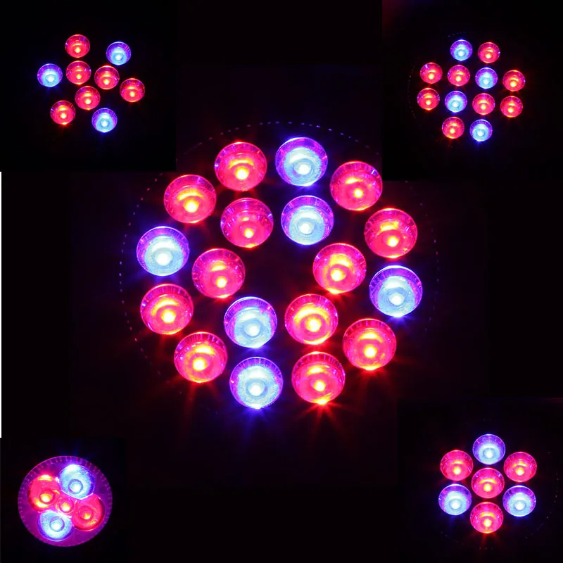 

Светодиодная лампа для выращивания светильник лампочка Tinkin светильник E27 15-54 Вт растениеводства лампы для комнатных растений гидропонный с...